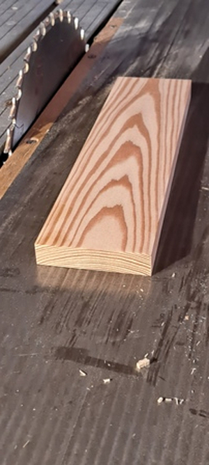 Tangenciální řez dřeva